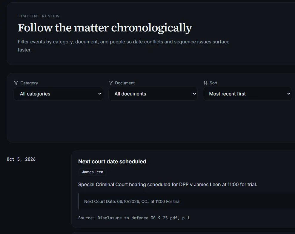 Timeline Builder interface preview